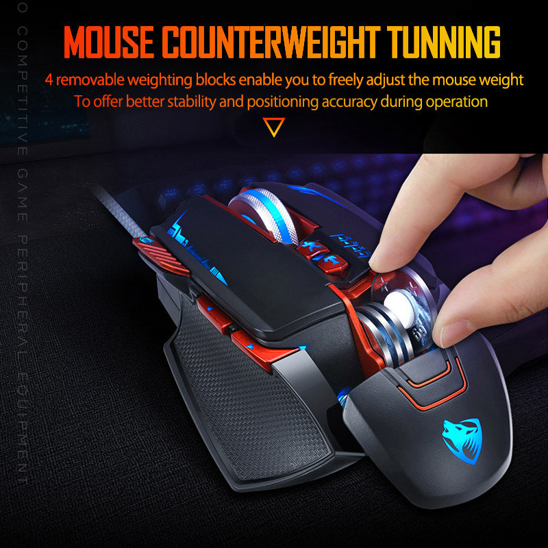 Thunder Wolf V9 gaming mouse gaming machine