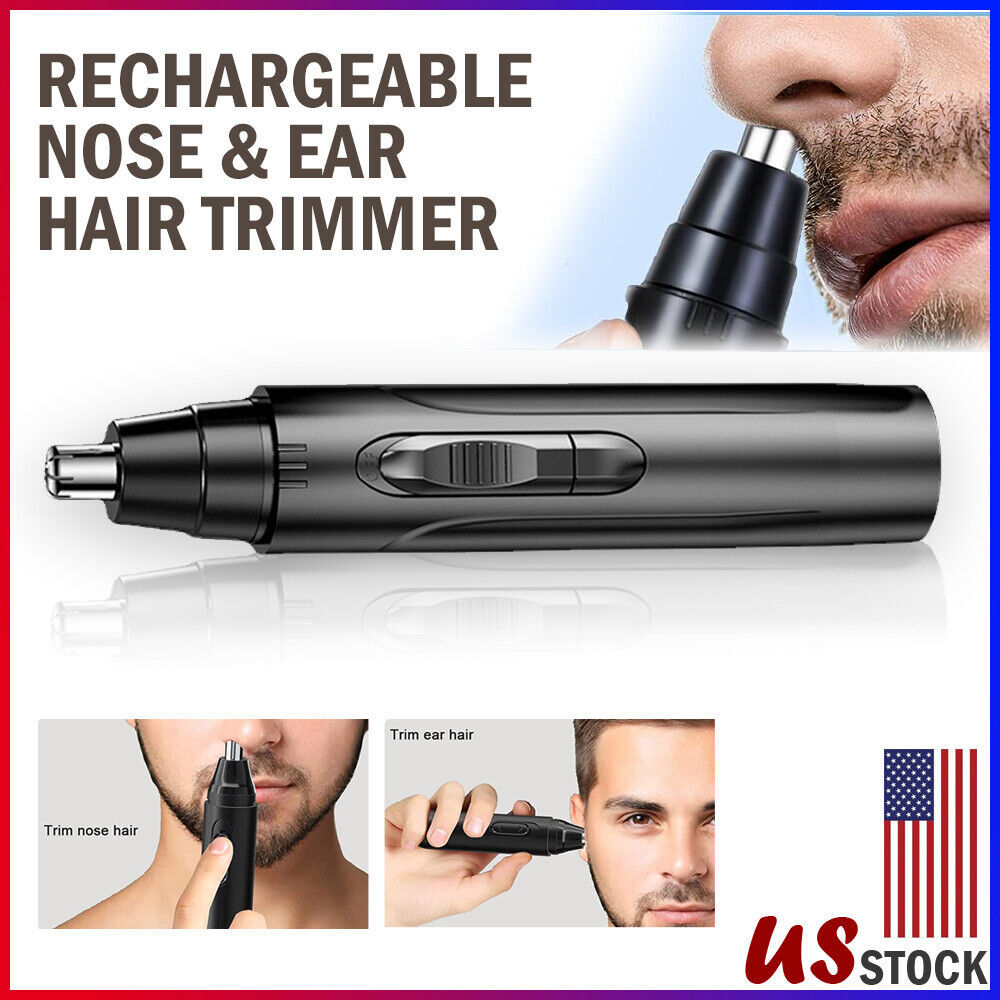 Electric Nose Ear Hair Trimmer Eyebrow Shaver Nose Hair Clipper Groomer For MEN